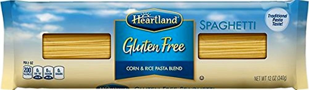 Heartland Gluten Free 3 Variety Pasta Pack Bundle - 1- 12 Oz. Penne 1-12 Oz. Fusili and 1- 12 Oz. Spaghetti