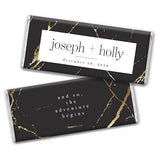 Modern Wedding Personalized Chocolate Bars (12 Count)