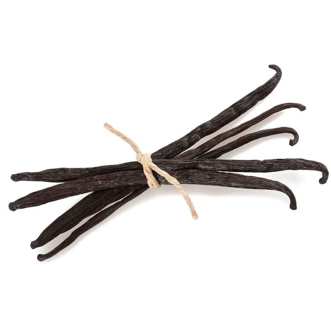 Sri Lankan Vanilla Beans Whole Grade A Vanilla Pods for Homemade Vanilla Extract, Baking, Ice Cream, Flavoring, & Vanilla Powder (4 Ounce)