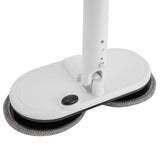 Cordless Electric Spin Mop, 2000mAh 60+ min Runtime, Foot Switch No Bending, 150RPM, 4 Pads, Adjustable Lightweight Floor Cleaner for Hardwood Tile
