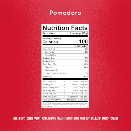 Once Upon a Farm Organic Pomodoro Plant-Rich Baby Meal, 3.5 OZ