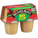 Musselman's Unsweetened Apple Sauce - low calorie, gluten free snack, low sodium, kosher, fat-free, no cholesterol, no high fructuse corn syrup, from