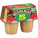 Musselman's Unsweetened Apple Sauce - low calorie, gluten free snack, low sodium, kosher, fat-free, no cholesterol, no high fructuse corn syrup, from