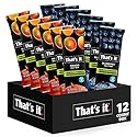 That's it. Probiotic Fruit Bar Variety Pack, Mango & Blueberry Flavors, Just Real Fruit + Probiotics, 100 Calories Per Bar, All Natural, 2-3