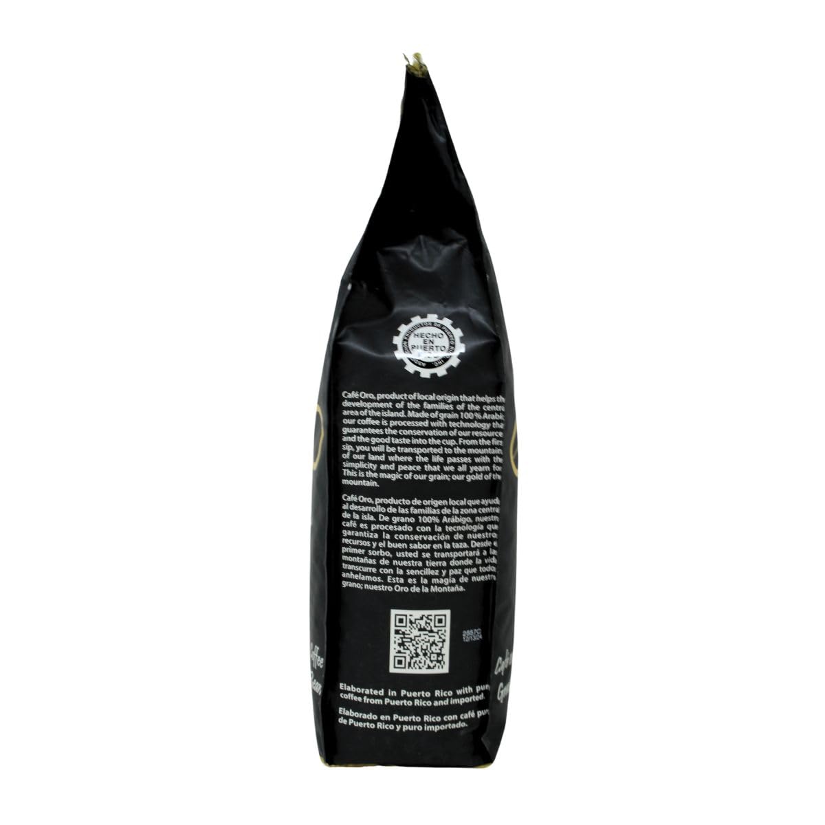Cafe Oro Espresso Roasted Coffee Beans- Puerto Rican Coffee (2 pounds) in an Affinity Foods Bag
