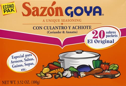 Goya Foods Sazón, Seasoning With Coriander & Annatto, 3.52 Oz