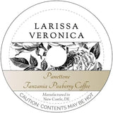 Panettone Tanzania Peaberry Coffee (Single Serve K-Cup Pods) (Gourmet, Naturally Flavored, Whole Coffee Beans) (12 pods, ZIN: 573905)