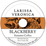 Blackberry Sumatra Coffee (Single Serve K-Cup Pods) (Gourmet, Naturally Flavored, Whole Coffee Beans) (12 pods, ZIN: 571437)