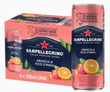 San Pellegrino Sparkling Fruit Beverages Variety Pack, 11.15 fl oz Cans - 24 Pack - Blood Orange, Lemon, Prickly Pear & Pomegranate Orange