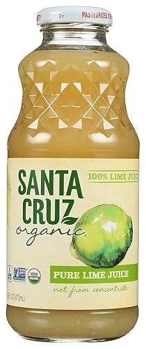 Santa Cruz 100% Lime Juice OG2 16 oz. (Pack of 12)