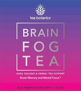 Brain Fog Tea for Memory, Focus & Concentration & Creativity Organic with Vitamins & Minerals (15 Day Supply)