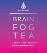 Brain Fog Tea for Memory, Focus & Concentration & Creativity Organic with Vitamins & Minerals (15 Day Supply)