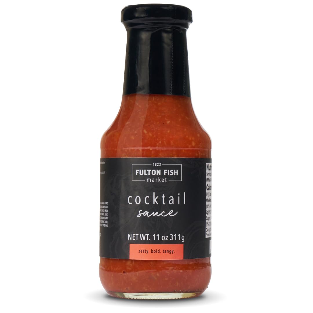 Fulton Fish Market Shrimp & Seafood Cocktail Sauce, Bold Horseradish, 11 oz