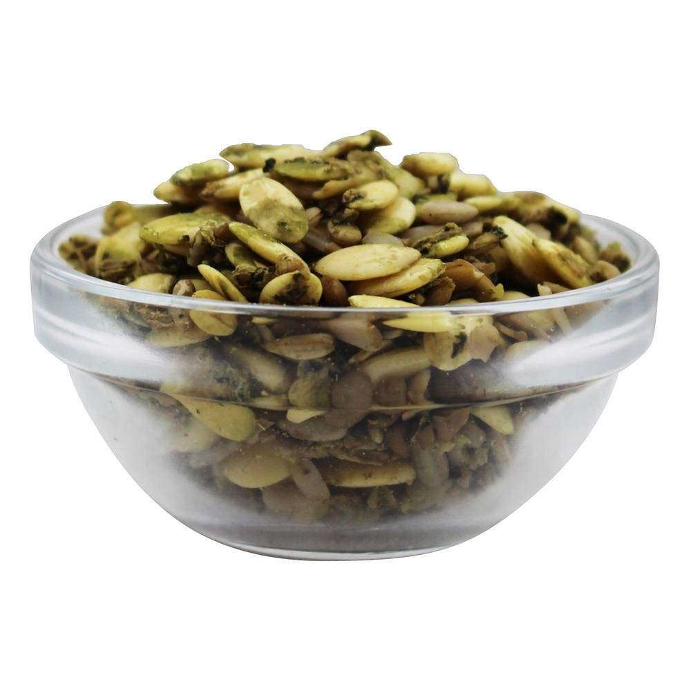 Go Raw Organic Sprouted Sea Salt & Cracked Pepper Salad Toppers, 4 oz, 6 Pack, Pumpkin & Sunflower Seeds, Keto, Kosher