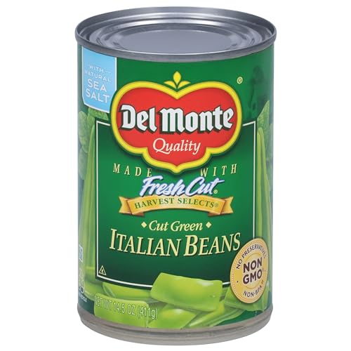 DEL MONTE HARVEST SELECTS Italian Beans, Canned Vegetables, 14.5 oz Can