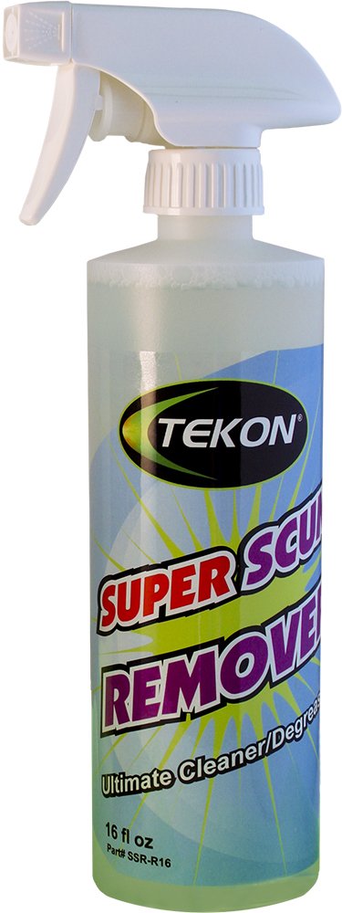 TEKON Super Scum Remover 16 oz. - Revolutionary Cleaner/degreaser That penetrates and Breaks up Oil, Grease, Dirt, Grime and scum