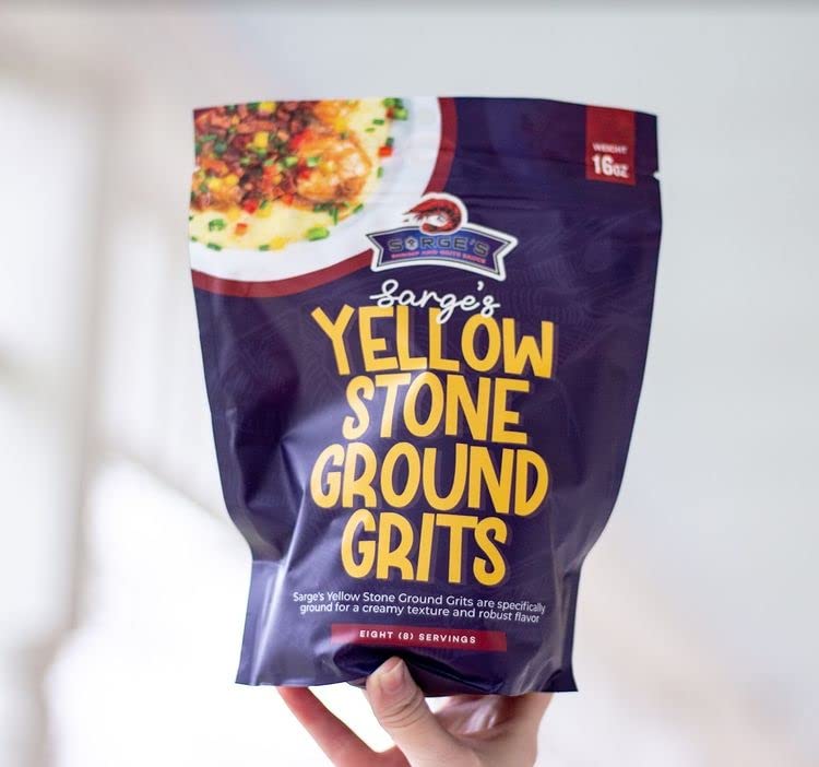 Sarge's Yellow Stone Ground Grits - 16 Oz