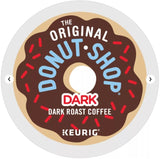 The Original Donut Shop Dark, Single-Serve K-Cup Pods, Dark Roast Coffee, Packaging may vary, 144.0 Count, Pack of 1
