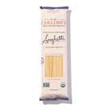 Carlino's Dried Spaghetti| Organic Durum Wheat Semolina | Bronze Die Cut | Air Dried | Non-GMO, USDA Organic, Made in Italy, 17.6 Oz (Pack of 4)
