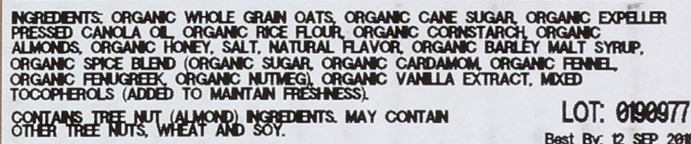 Organic French Vanilla Almond Granola