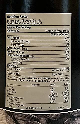The Black Pearl Clam Chowder New England Famous Condensed Soup, 15 Ounce (3 Cans)