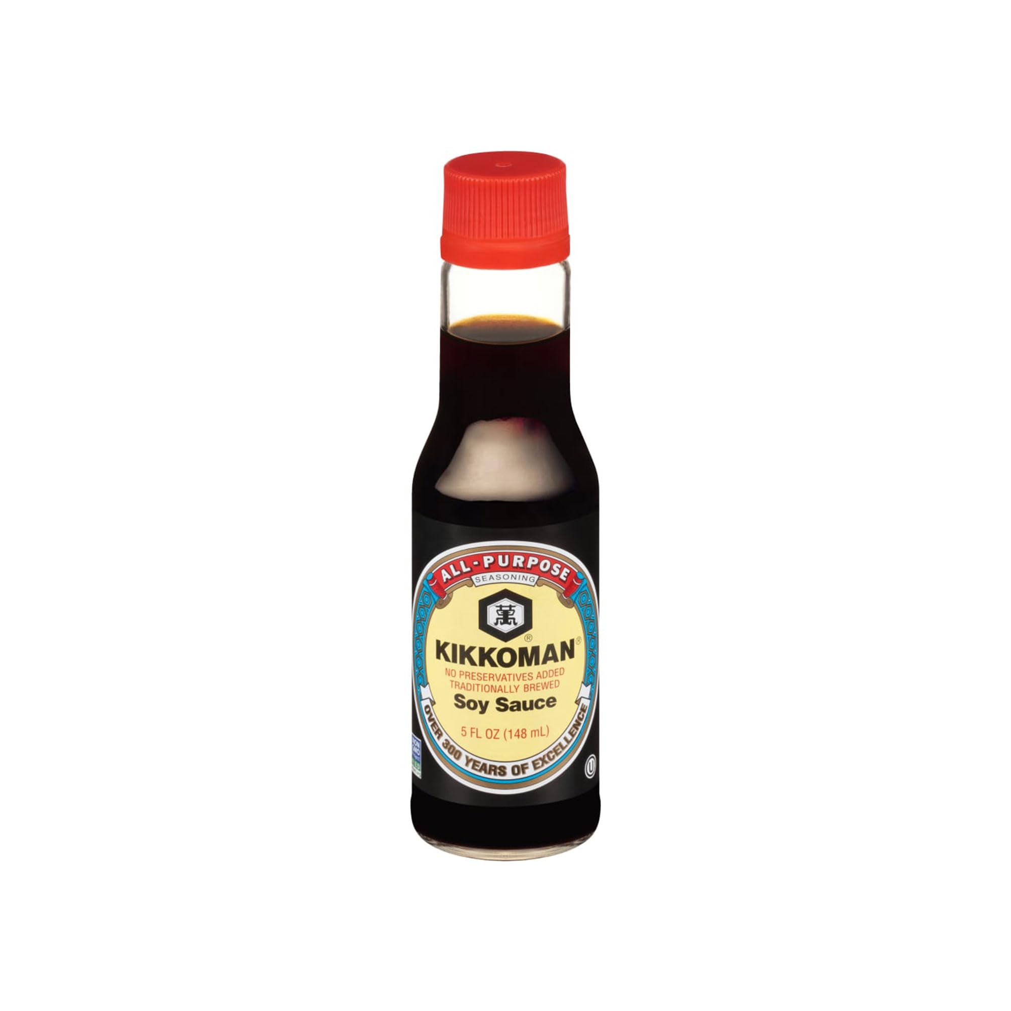 Kikkoman Naturally Brewed Soy Sauce, 5 Ounce (Pack of 3)