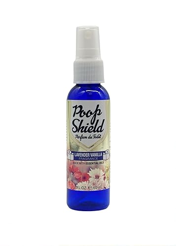 Mystic Romance POOP SHIELD 2 FL OZ 60ML, Toilet Spray Lavender Vanilla