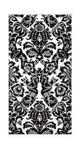Boston International Black and White Bathroom Decor Paper Hand Towels Guest Towels Disposable Pak 32