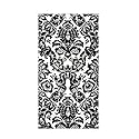 Boston International Black and White Bathroom Decor Paper Hand Towels Guest Towels Disposable Pak 32