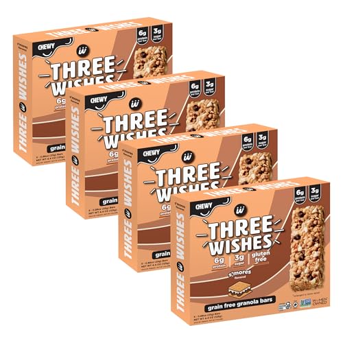 Three Wishes S'mores Grain-Free Granola Bars