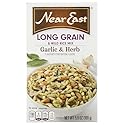 Near East Long Rain & Wild Rice Mix, Garlic & Herb, 5.9oz Boz
