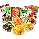 Zhacai Pickled?575g/20.3oz,6Packs/Bag) Si Chuan Zha Cai For Sushi Chinese Pickles Variety Set Asparagus Lettuce & Bamboo Shoots Kelp Shreds Ginger