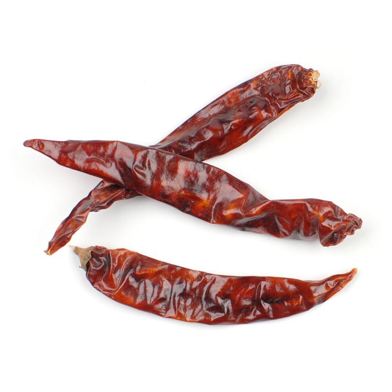 Essential Spice Dried Japones Chilies - Clean, Sharp Heat with Mild Flavor - Whole Dried Red Chilies for Stir-Fries, Salsas, Infused Oils & Spicy