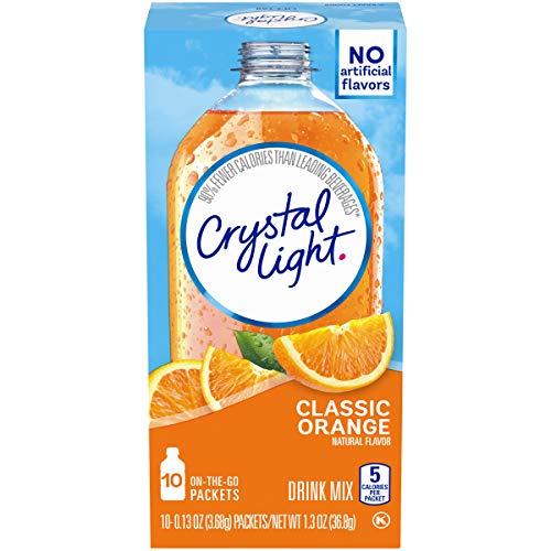 Crystal Light Classic Orange Drink Mix (10 On-the-Go Packets)