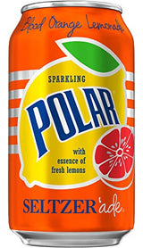 Polar Blood Orange Lemonade Seltzer'ade, 12 Fluid Ounce (Pack of 8)