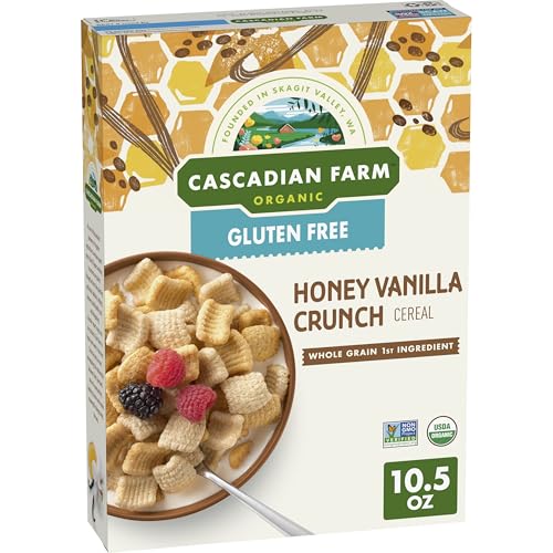Cascadian Farm, Cereal Honey Vanilla Crunch Organic, 10.5 Ounce