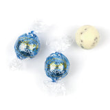 Easter Blessings Stickered Spring Candy Gift Tin Filled With 20 Individually Wrapped Assorted Chocolate Truffles For Baskets, Gifts, Giveaways