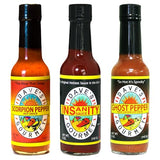 Dave’s Gourmet Super Spicy Hot Sauce Variety 3 Pack - Includes Insanity, Ghost Pepper Naga Jolokia & Scorpion Pepper - Hottest Hot Sauce - No