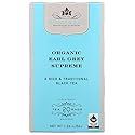 Harney & Sons Premium Tea, Organic Earl Grey Supreme Black Tea, Individually Wrapped Tea Bags, 20/box