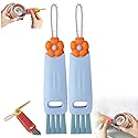 3 in 1 Cup Lid Cleaning Brush, 2025 Upgrade Cups Cleanings Brushs Portable Crevice Cleanings Brushs Set for Baby Bottle Gap Tight Spaces Cups