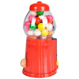 Zugar Land - 6.5 Inch Red Plastic Bubble Gum Gumball Machine Set (1 Pack) Classic Toy Candy Dispensers. No Gumballs Included.