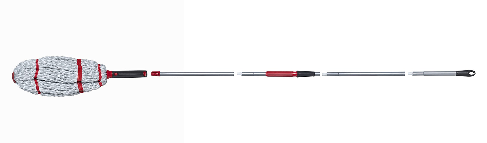 Rubbermaid Microfiber Twist Mop Kit with 2 Refills Kit Machine Washable Built-in Wringer Lightweight Safe for All Floor Types Deep Cleaning