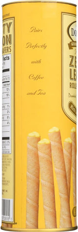 Dolcetto Lemon Rolled Wafers 3 Oz. (Pack of 12)