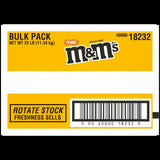 M&M's Peanut Milk Chocolate Candy Bulk Bag, 25 Pound, Resealable - Party Size Snack Mix & Baking Supply