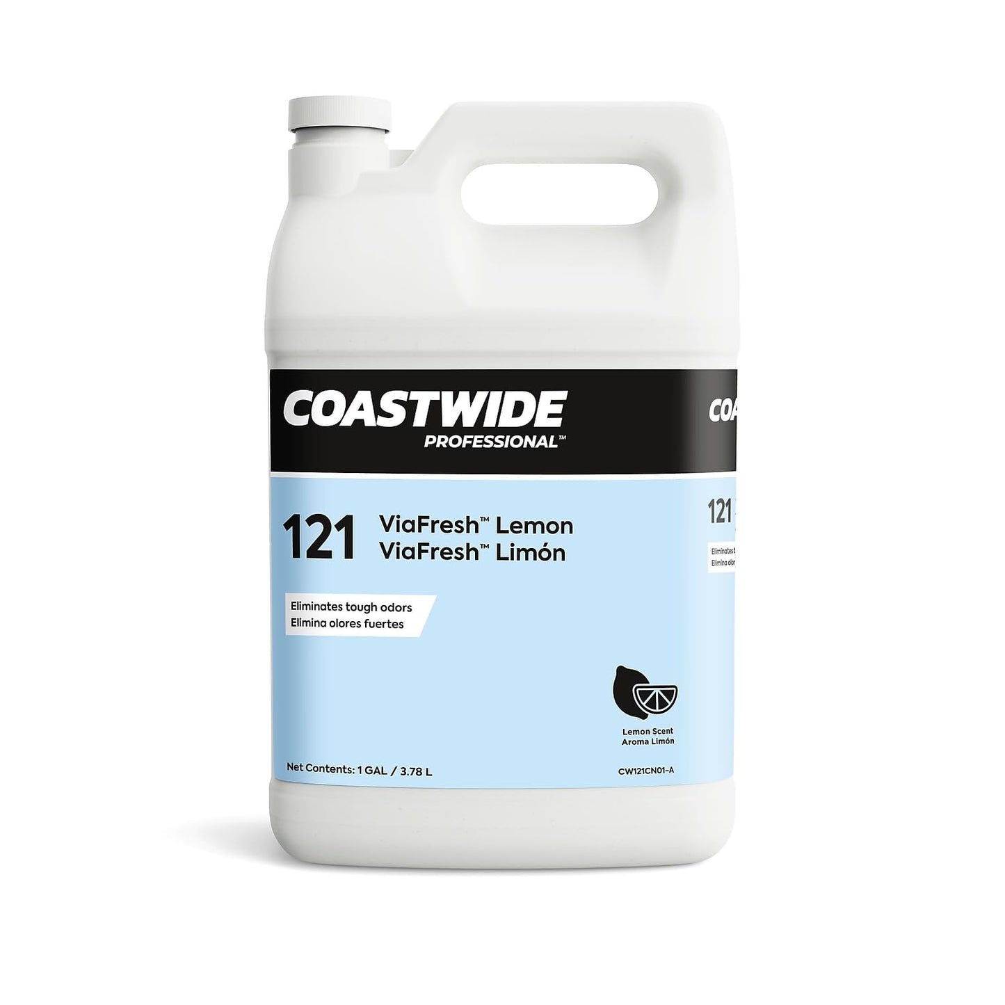 Coastwide Professional Air Freshener ViaFresh Lemon Drop Concentrate, 3.78L, 4/Carton
