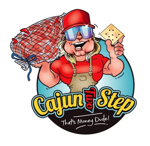 Cajun Two Step Seasoning by StaleKracker - 1 pck, Rouxgaroux Juice Hot Sauce (5 oz.)