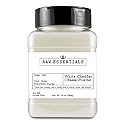 Raw Essentials White Cheddar Cheese Powder - Rich & Creamy Cheese Flavor - Perfect for Popcorn, Sauces, Mac & Cheese, Soups & Snacks - Fine Powder