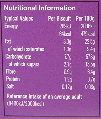 Nairn's Gluten-Free Blueberry & Raspberry Chunky Oat Biscuit Breaks 160g (Pack of 2)