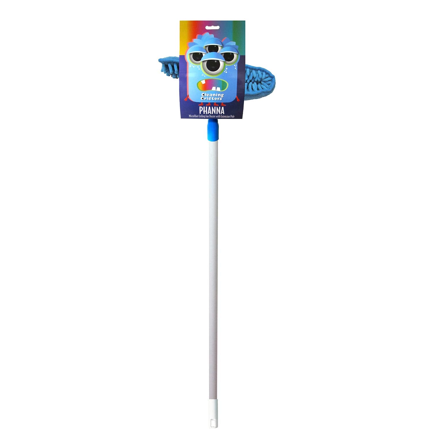 Ettore 32001 Microfiber Ceiling Fan Duster with Extension Pole, color may vary