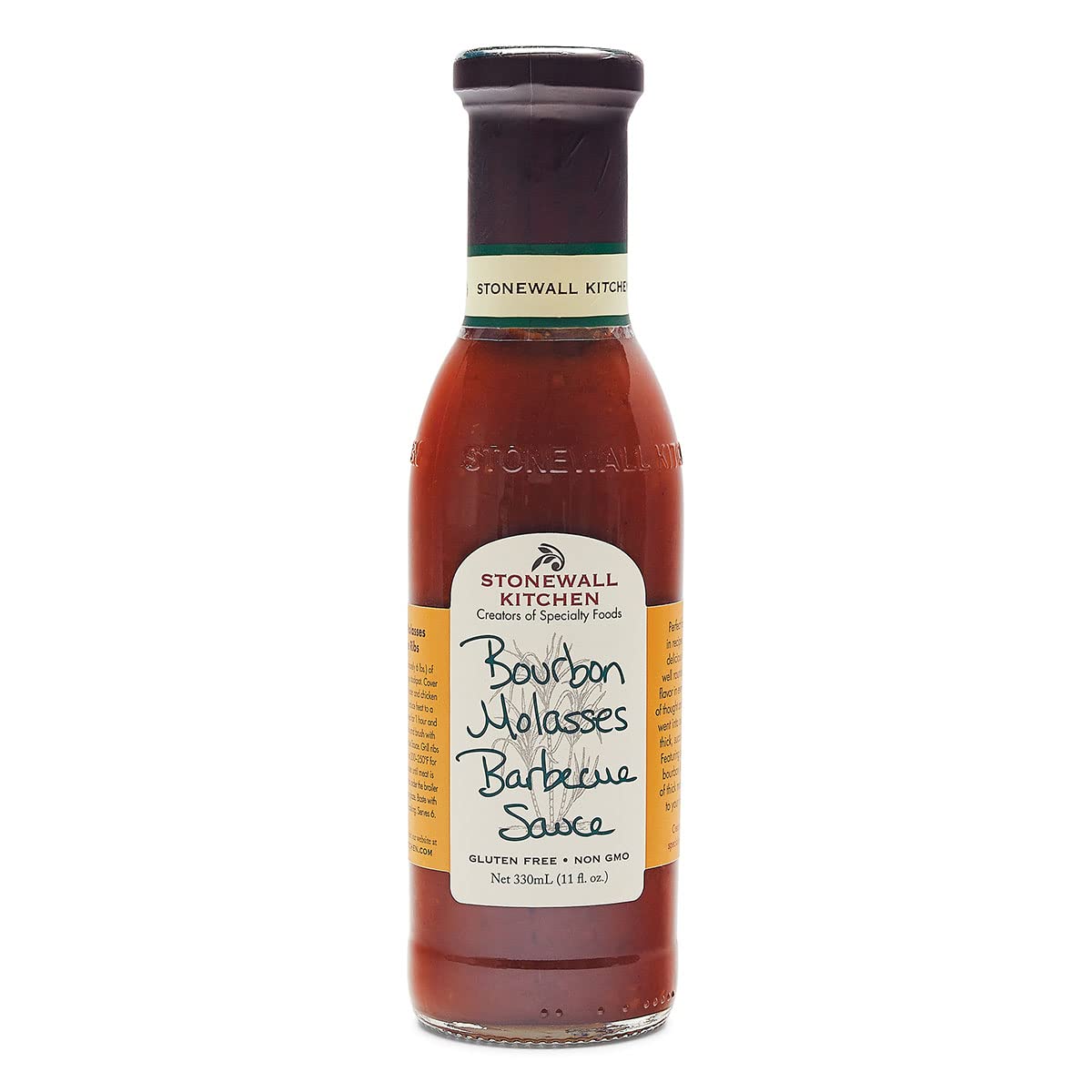 Stonewall Kitchen Bourbon Molasses Barbecue Sauce, 11 Ounce